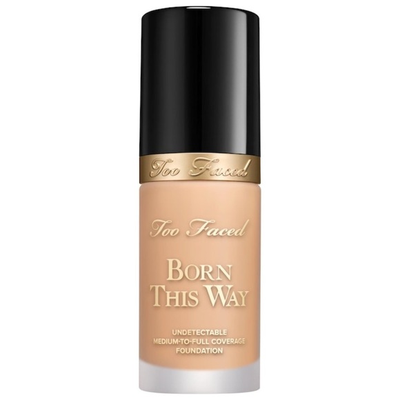 🆕 TOO FACED Born This Way Undetectable Medium Coverage Foundation WARM NUDE NIB - Picture 1 of 8